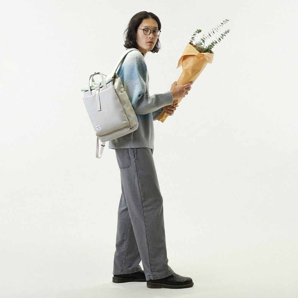 תיק גב KACY מנטה / אפור בהיר