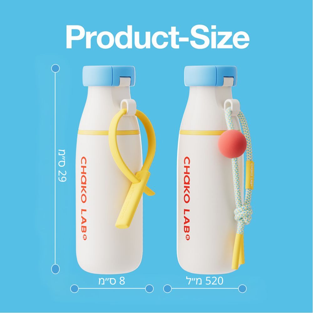 בקבוק MilkMate לבן 520 מ״ל