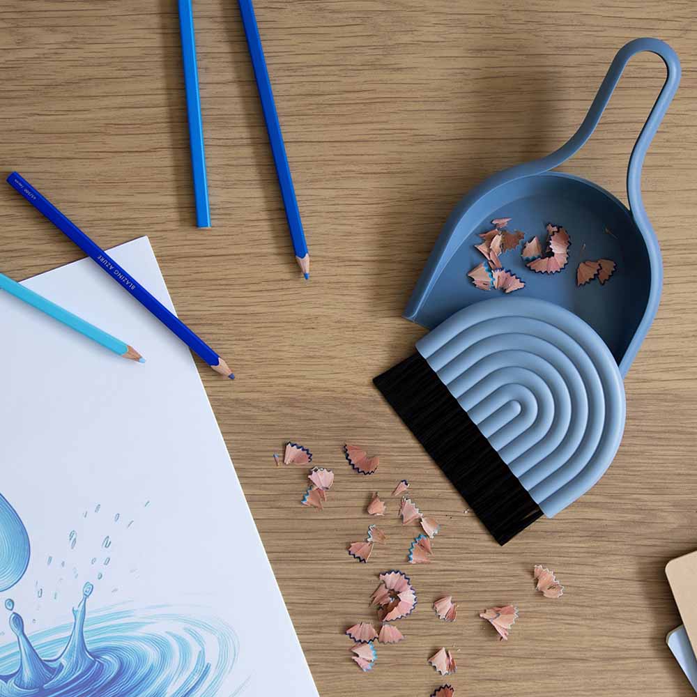 מברשת ויעה לשולחן DUSTARCH כחול