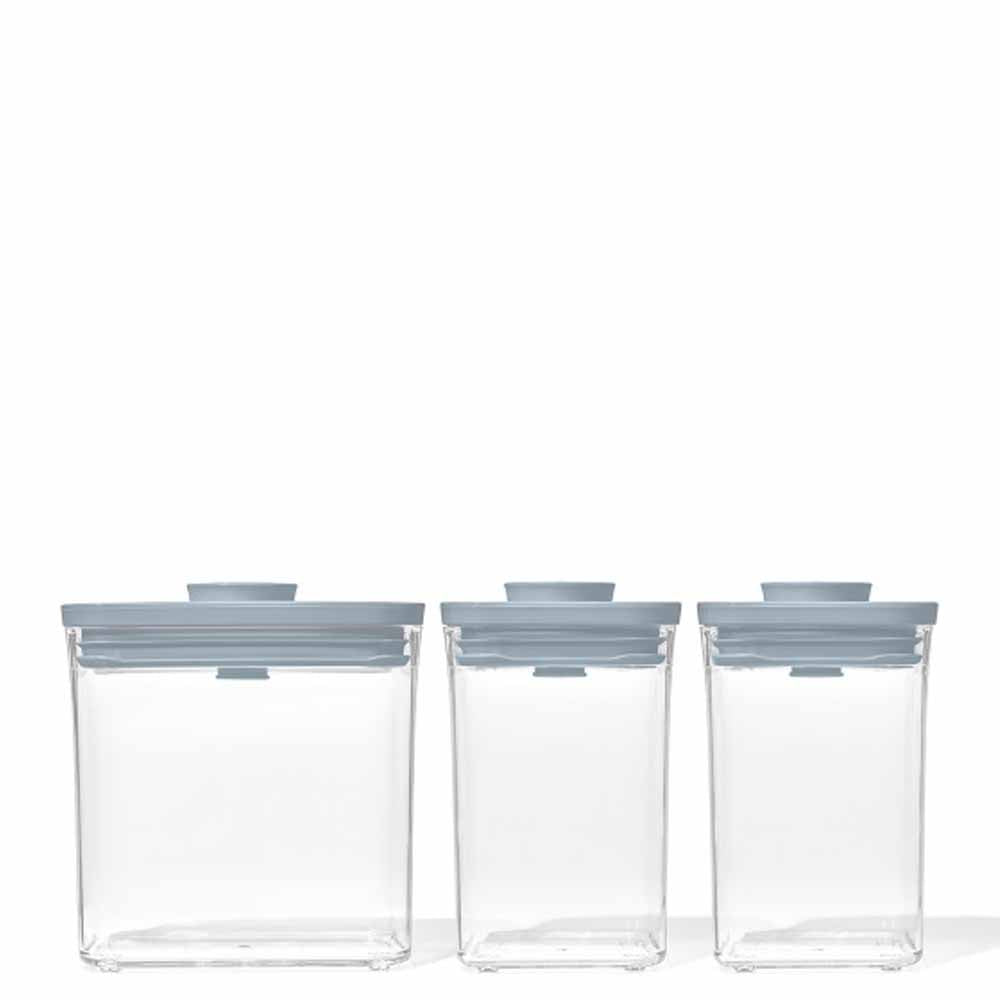 סט 3 יחידות מיכלי POP - כחול