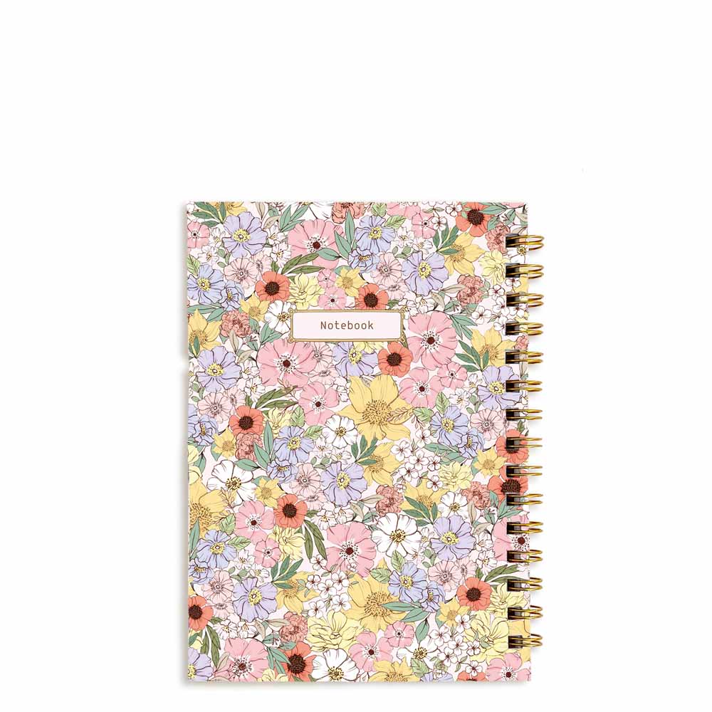 מחברת ספירלה A5 - פרחים