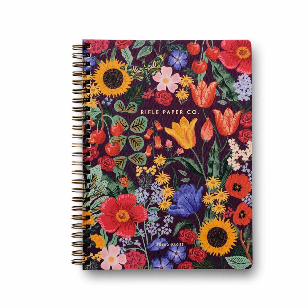 Blossom Spiral Notebook Lined