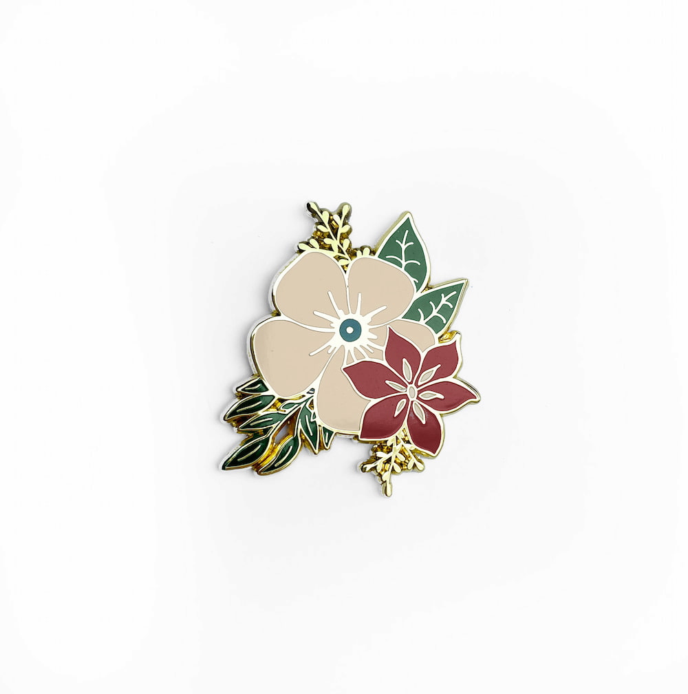 Floral Enamel Pin