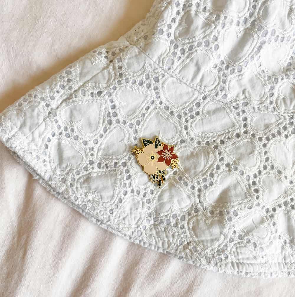Floral Enamel Pin