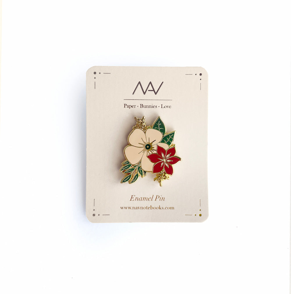 Floral Enamel Pin