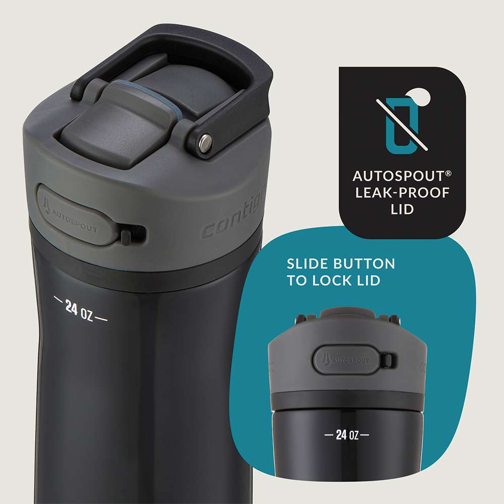 בקבוק מתכת ASHLAND CHILL 2.0 שחור 720 מ"ל