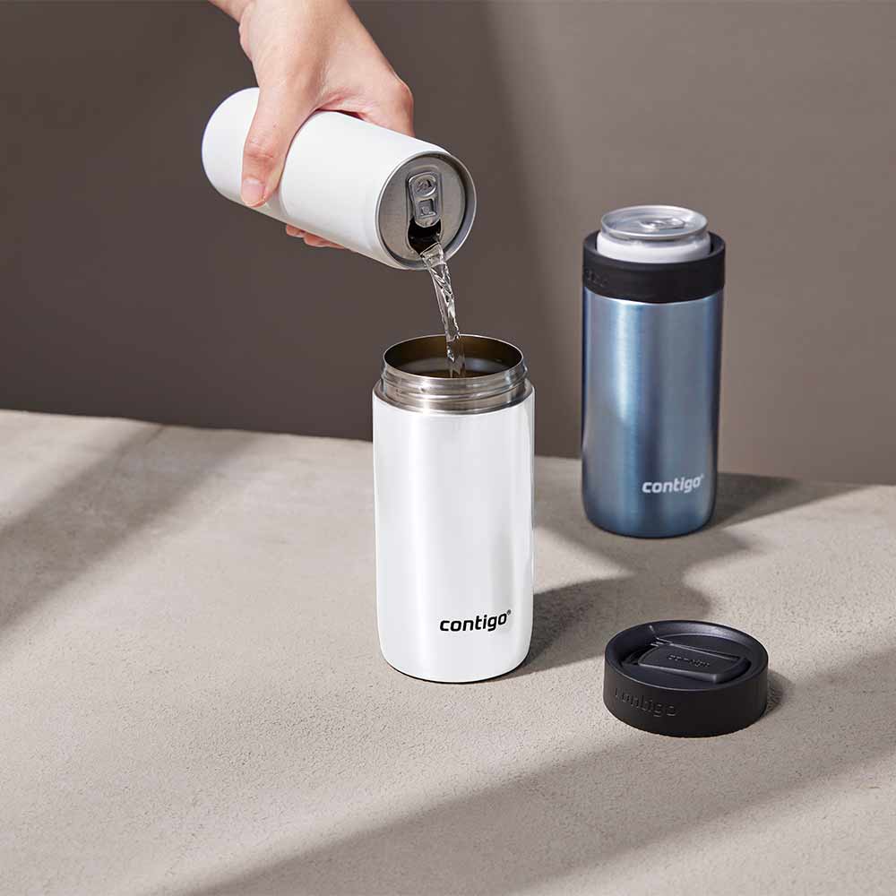 RIVER NORTH Stainless Steel Mug, Glossy Blue, 360 ml