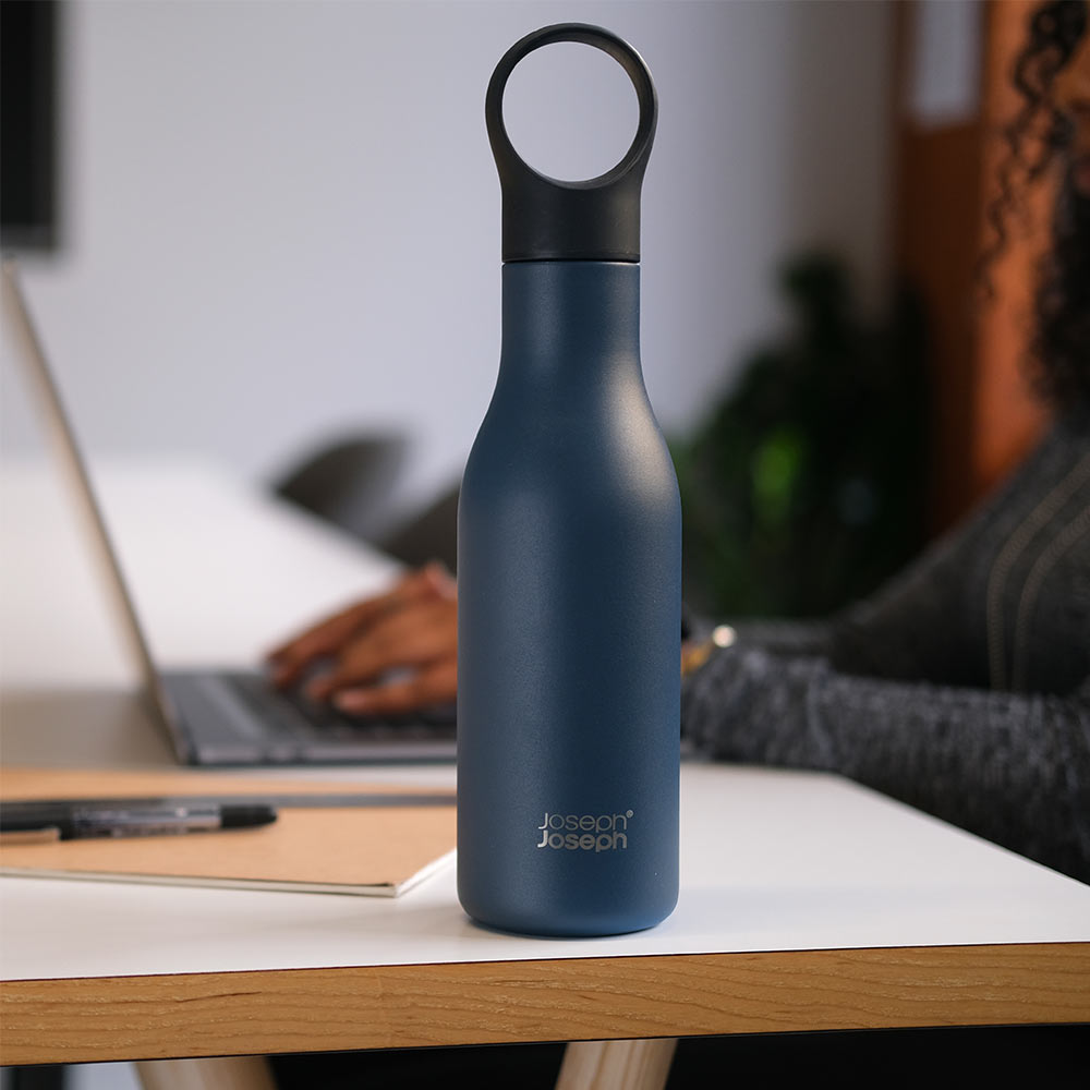 340ml Mug and 500ml Loop Bottle Set - Blue