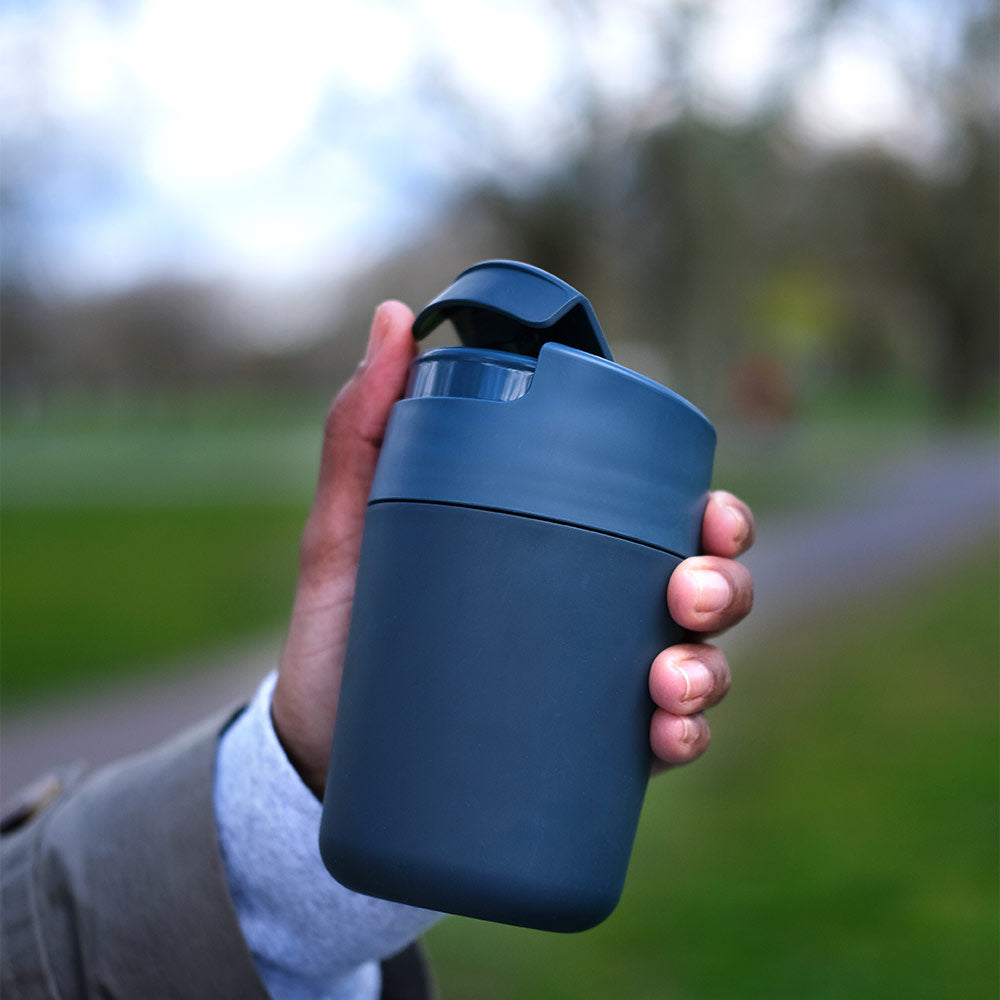 340ml Mug and 500ml Loop Bottle Set - Blue