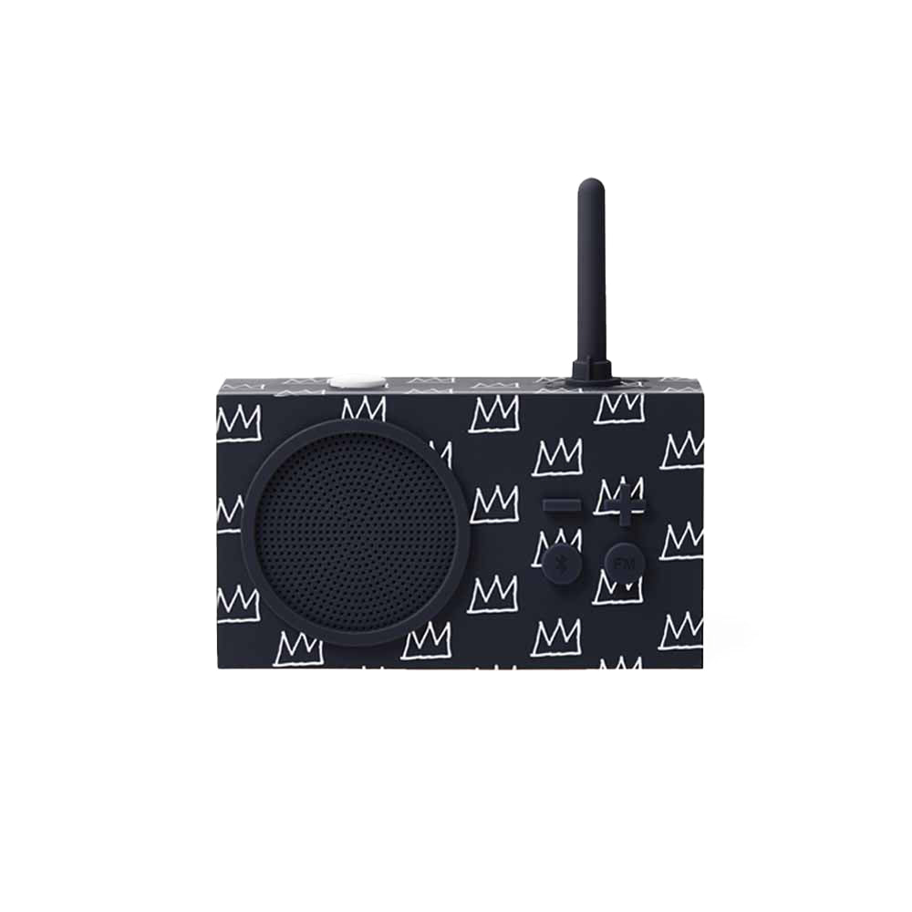 TYKHO 3 BASQUIAT radio rubber black crown