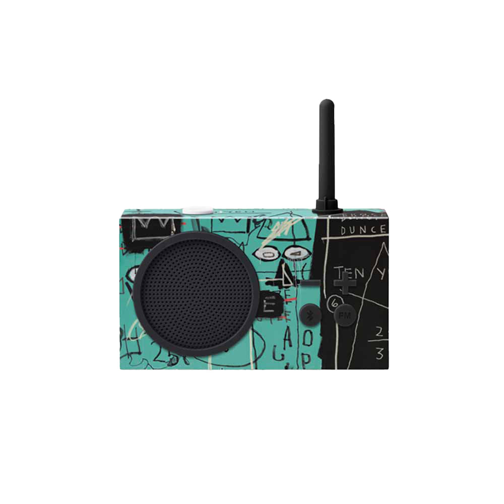 TYKHO 3 BASQUIAT Turquoise Rubber Radio