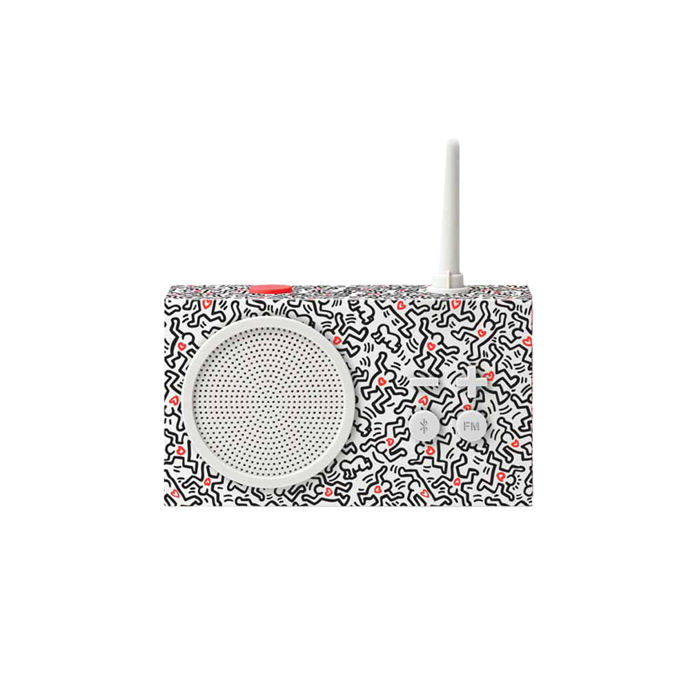 TYKHO 3 HARING Rubber Radio White
