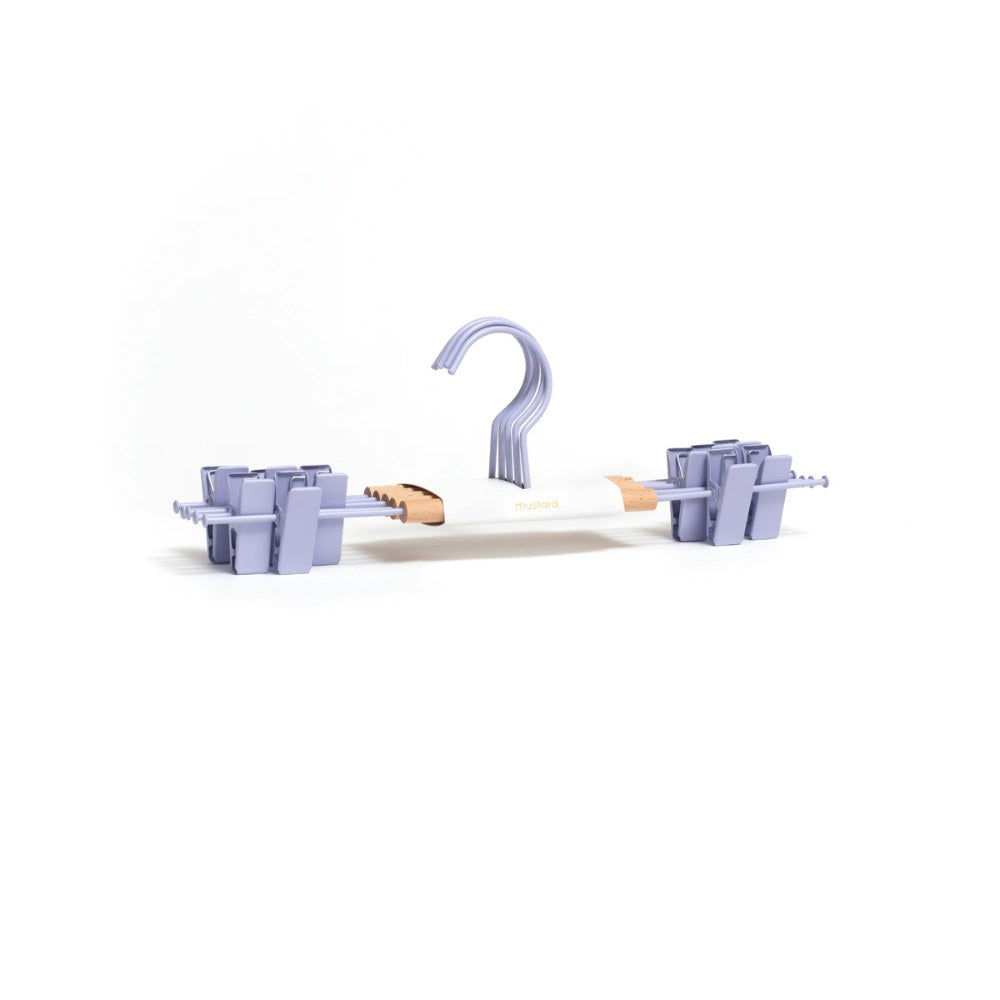 סט 10 קולבים למבוגרים סגול בהיר