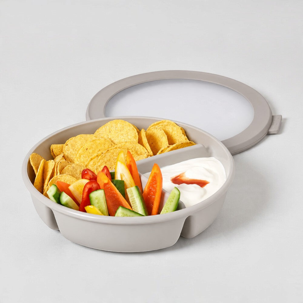 קערת אוכל Bento עגולה אבן