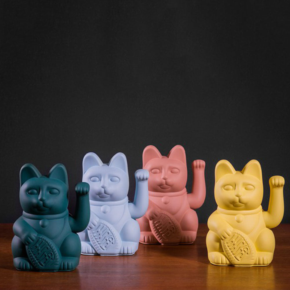 חתול מזל Maneki Neko ירוק