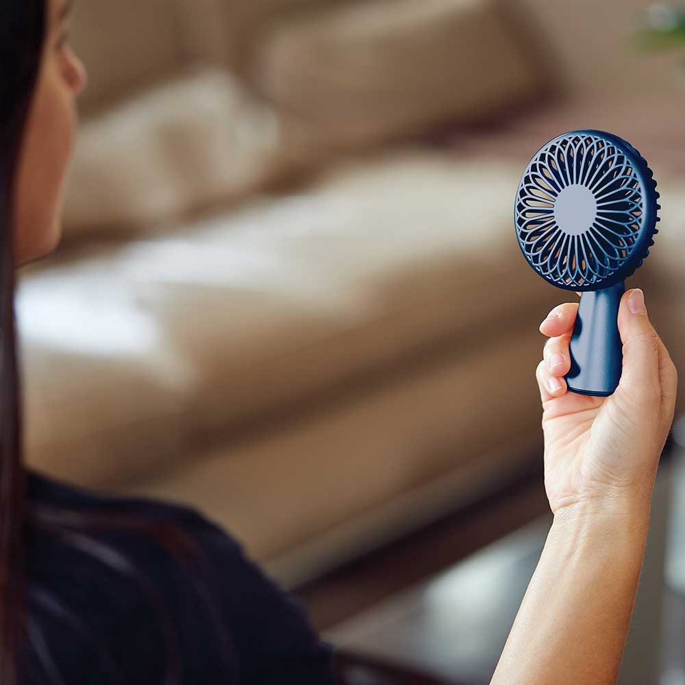 מיני מאוורר אלחוטי כחול VINO