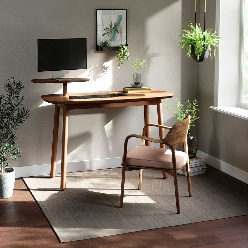 שולחן כתיבה Swivo עץ כהה