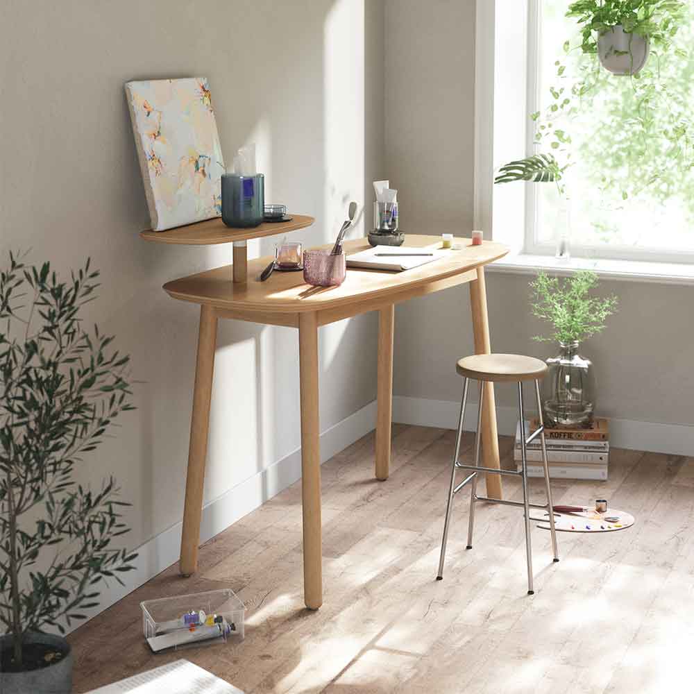 שולחן כתיבה Swivo עץ טבעי