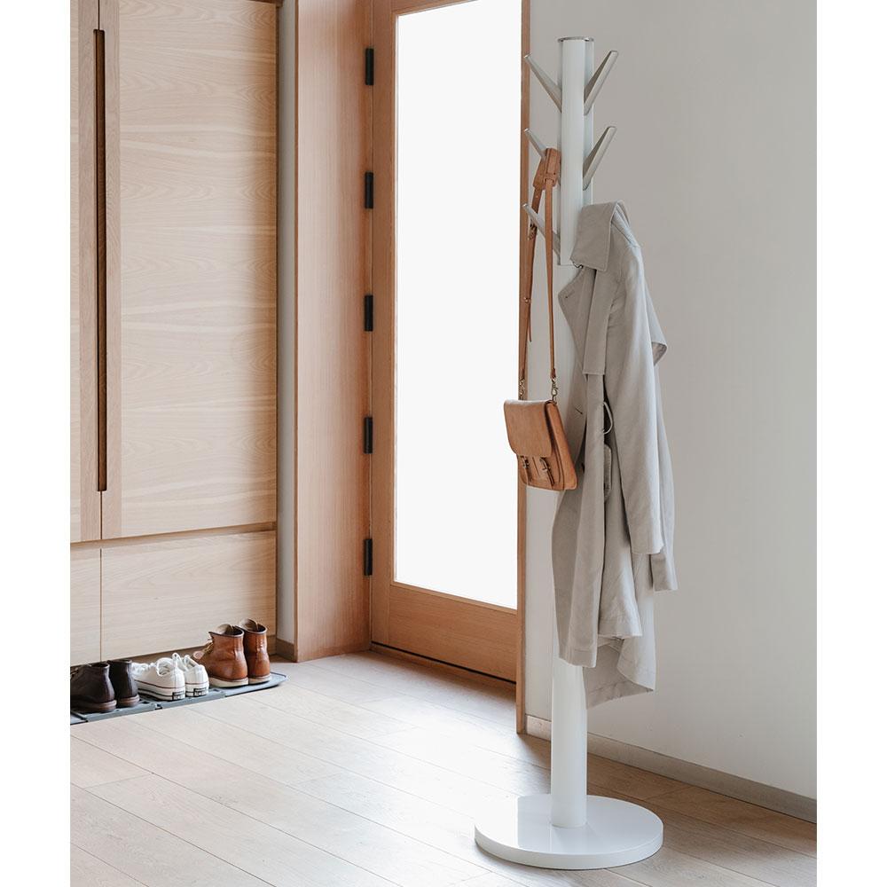 מתלה מעילים Flapper לבן