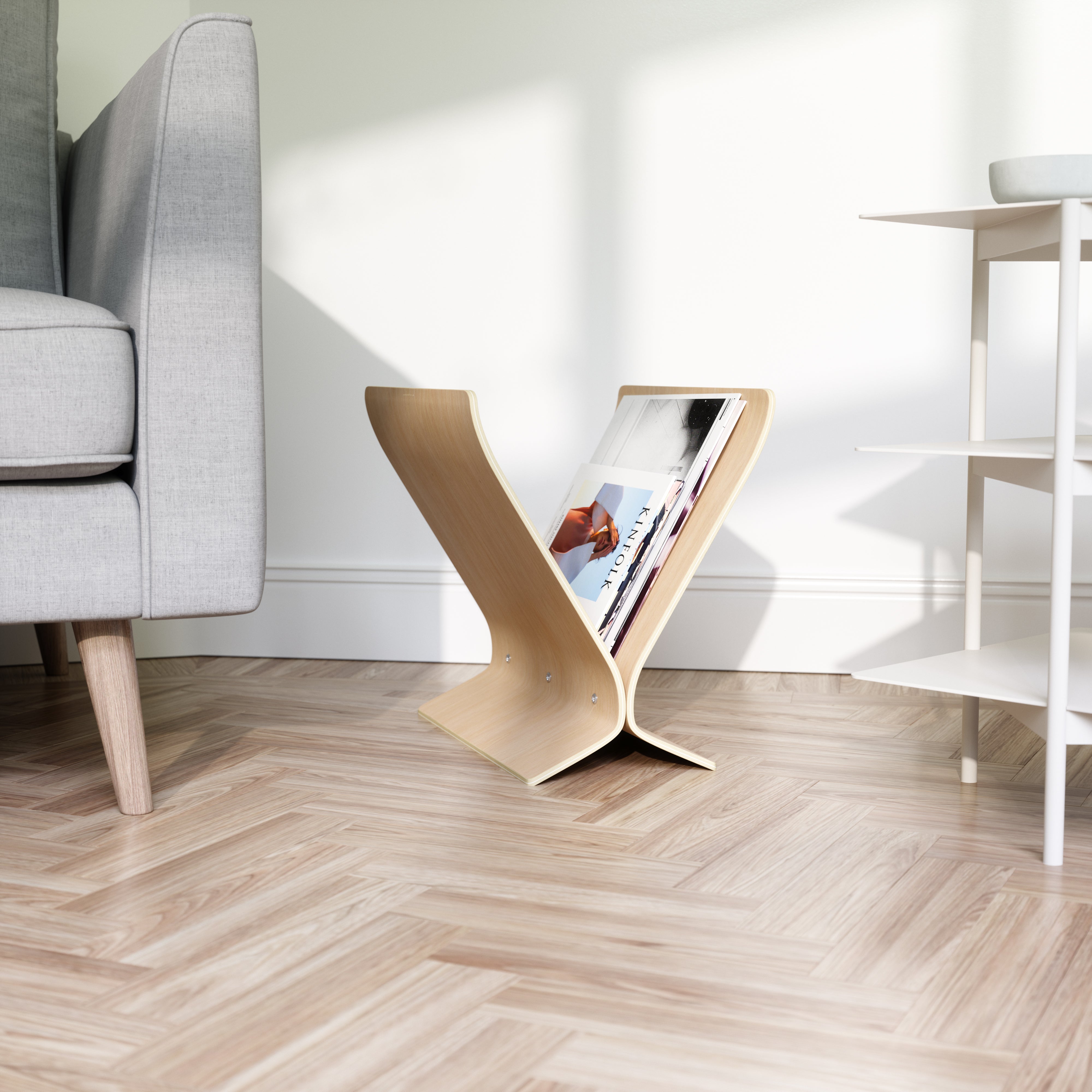 מעמד למגזינים ARLING עץ