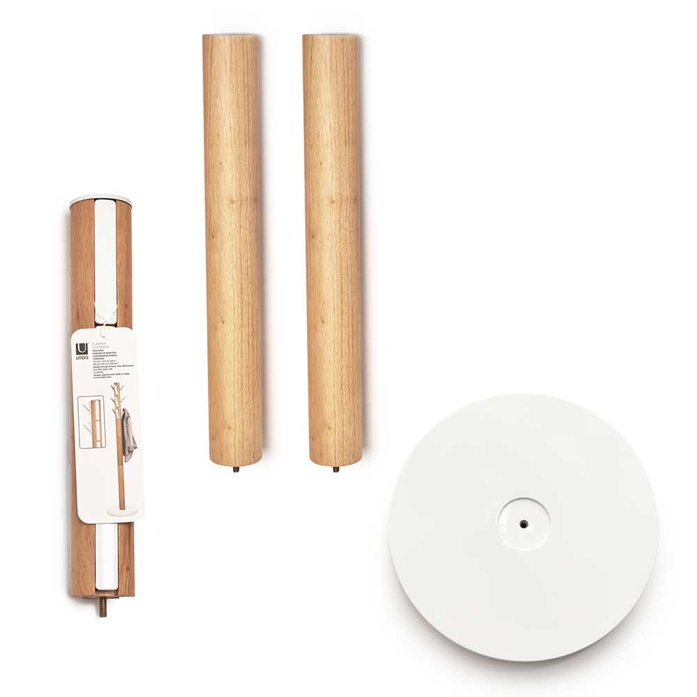 מתלה מעילים Flapper עץ טבעי