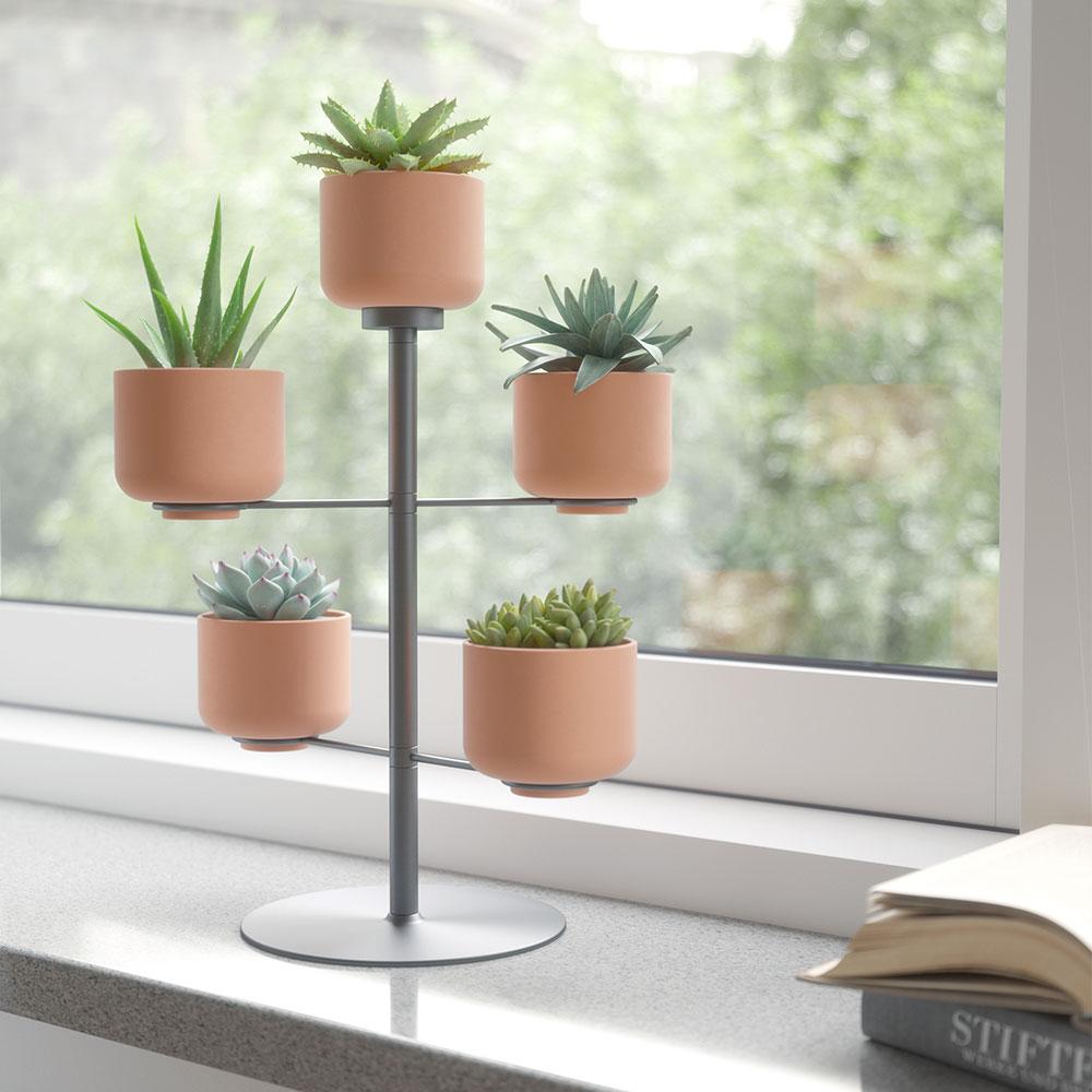 מעמד עציצים Terrapotta מסתובב