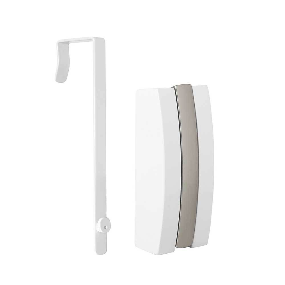 מתלה קולבים/תיקים Flip לבן