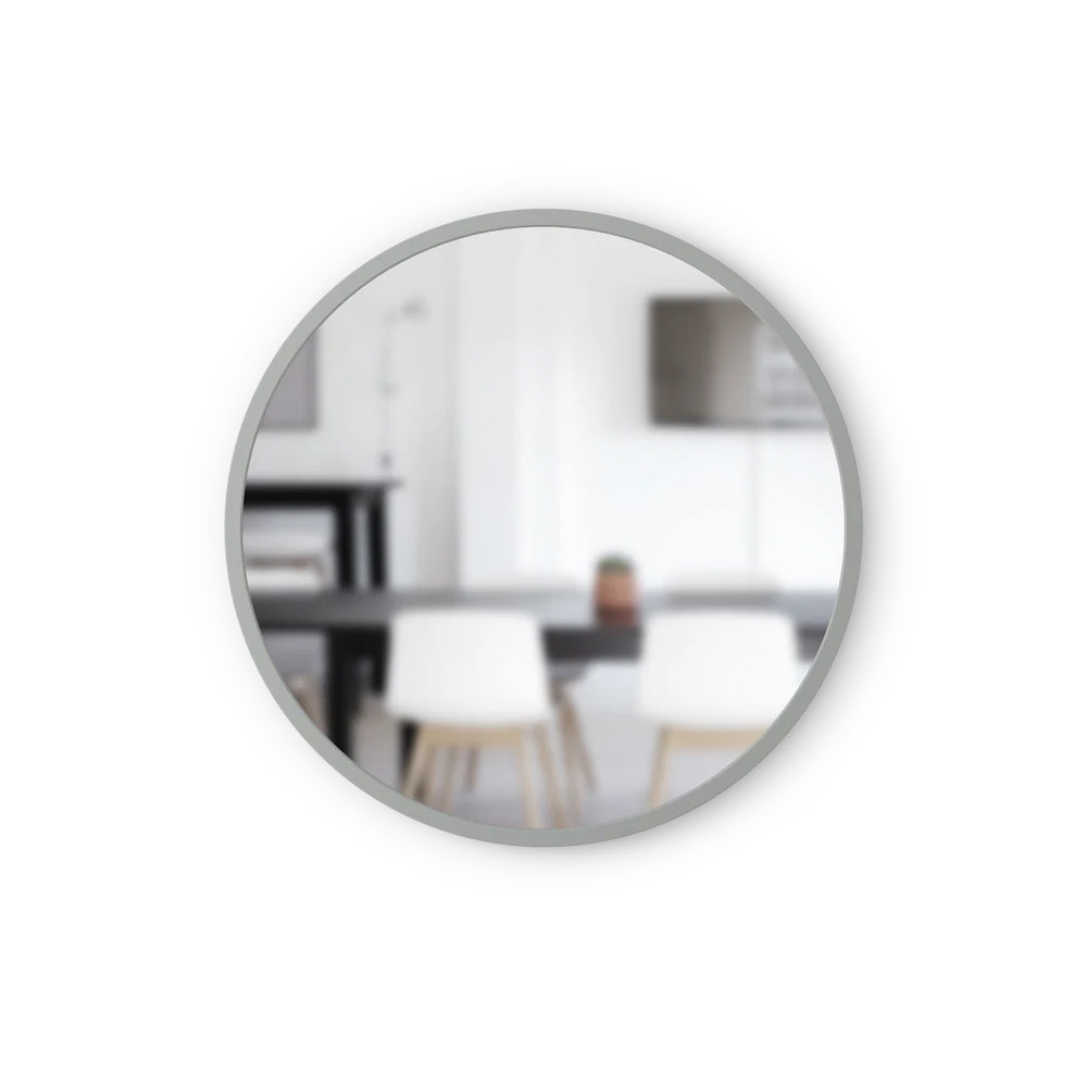 מראה עגולה 61 ס"מ HUB אפור