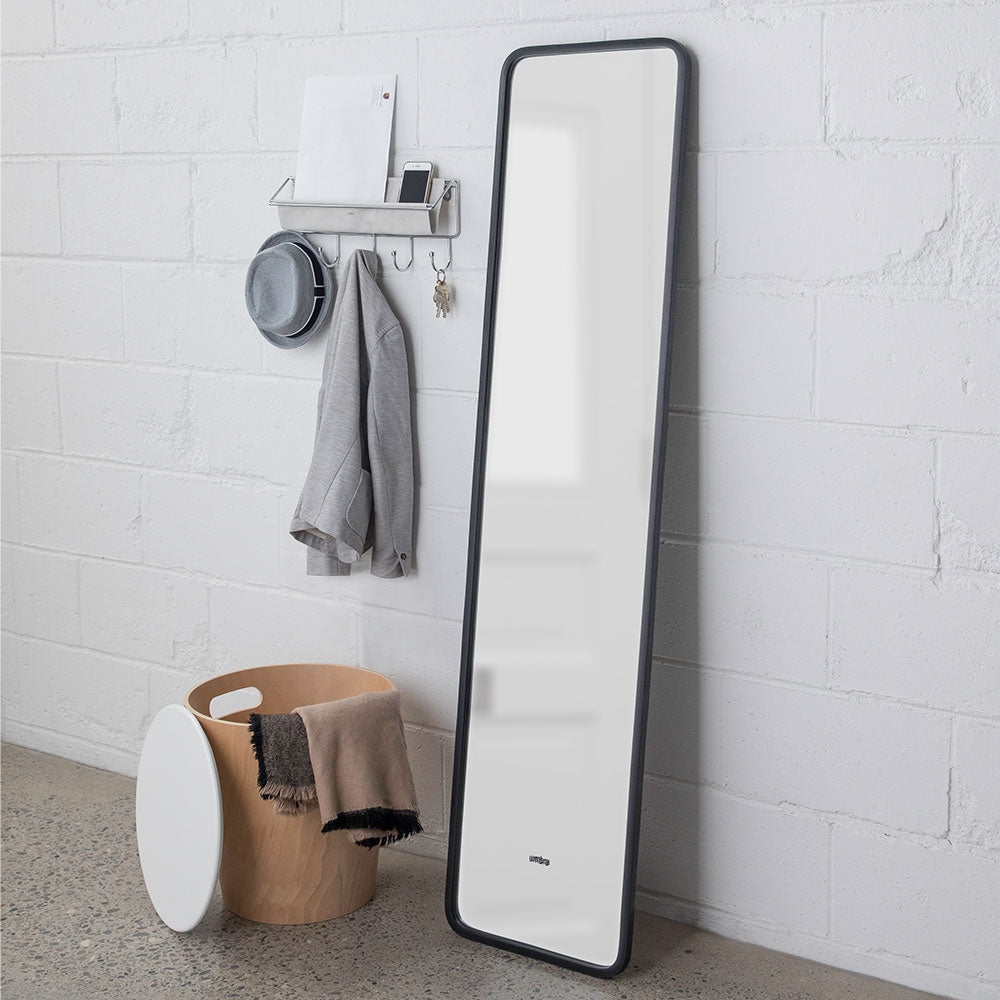 מראה מלבנית שחור Hub