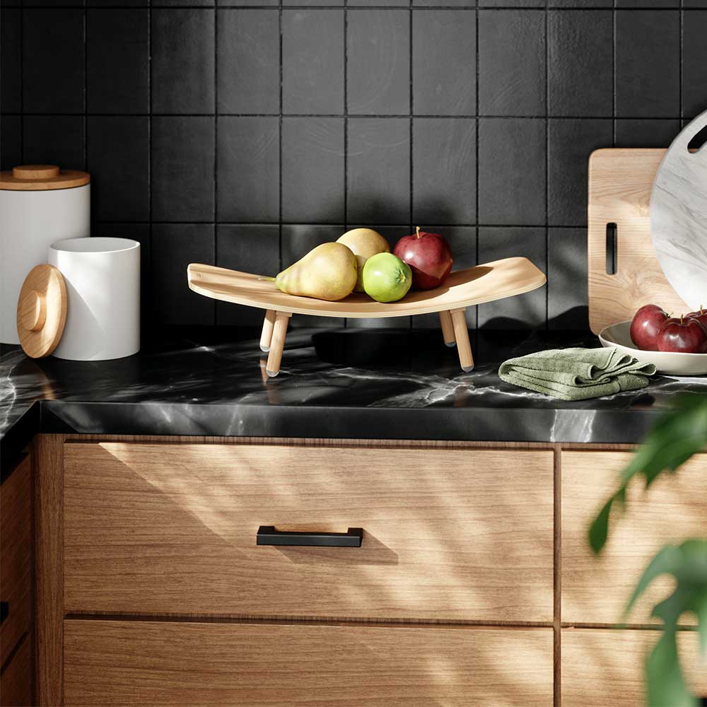 מעמד לבקבוקי יין Vinola עץ טבעי