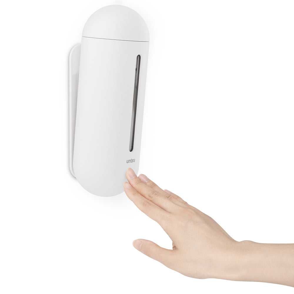 דיספנסר לסבון נצמד לקיר לבן PENGUIN