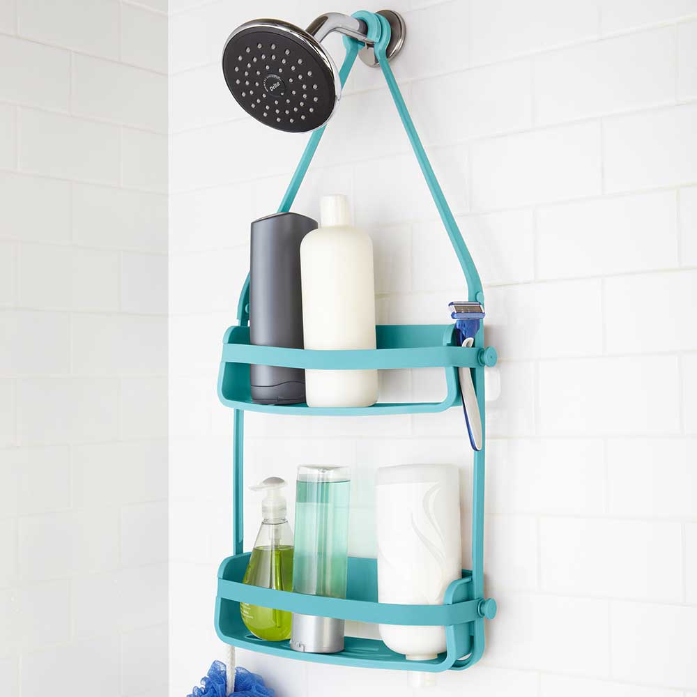 מתלה אמבטיה כפול FLEX כחול