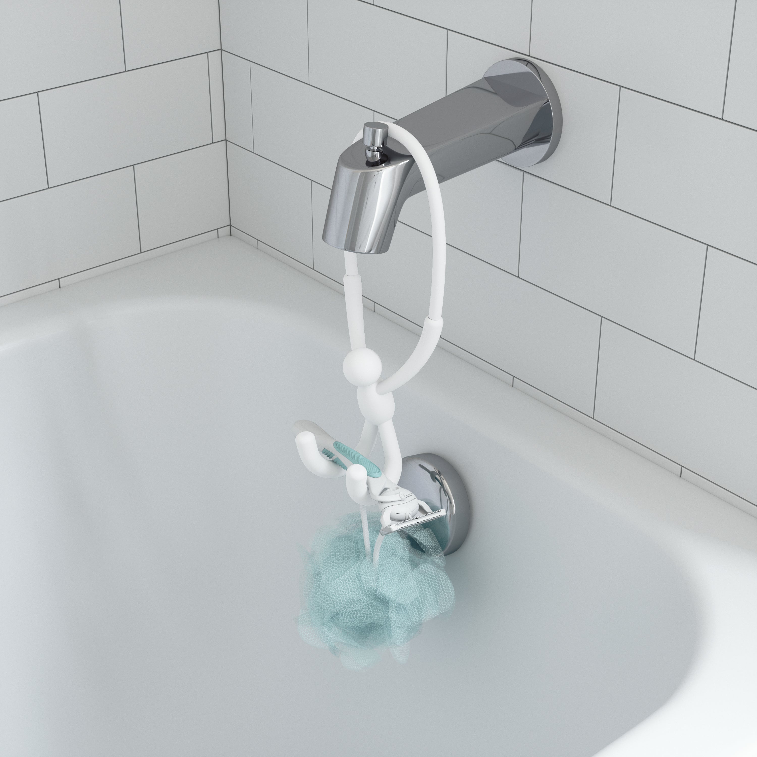 מתלה לכיור FLEX לבן