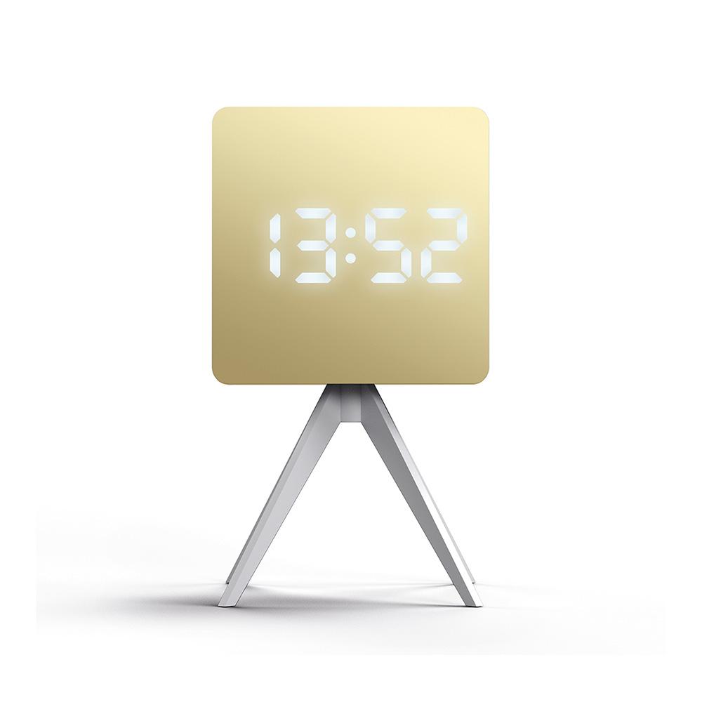 שעון מעורר דיגיטלי Droid לבן