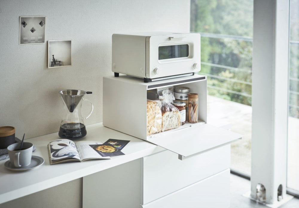 קופסת אחסון לחם לבן