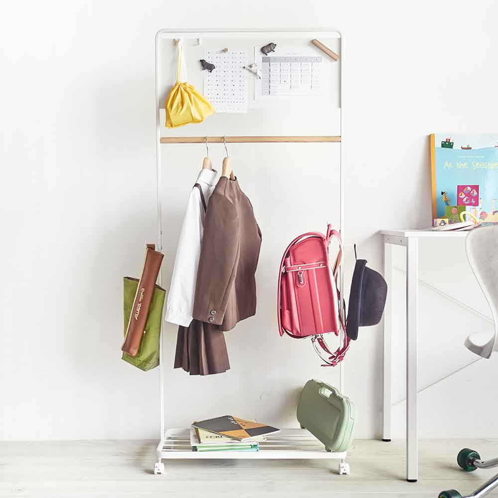 מתלה מעילים לילדים לבן