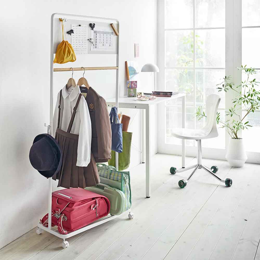 מתלה מעילים לילדים לבן