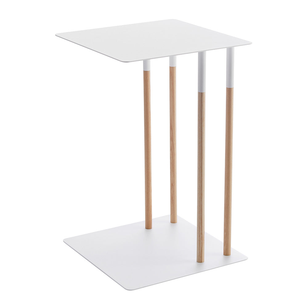 שולחן צד לבן ארוך