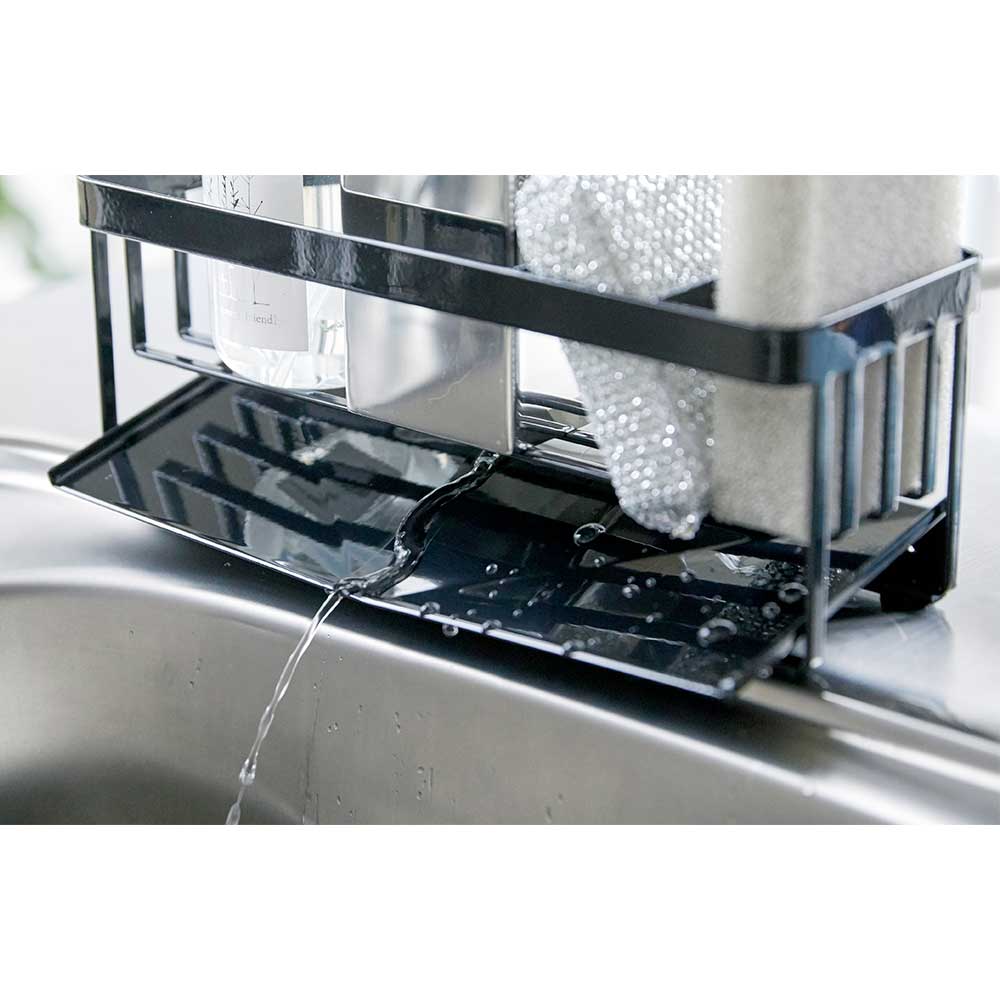 מעמד לספוג וסבון שחור