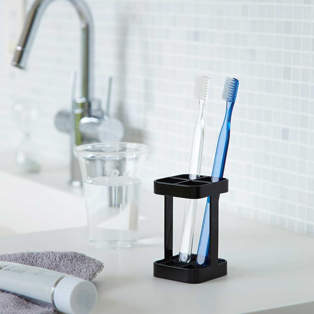 מעמד למברשות שיניים TOWER S שחור