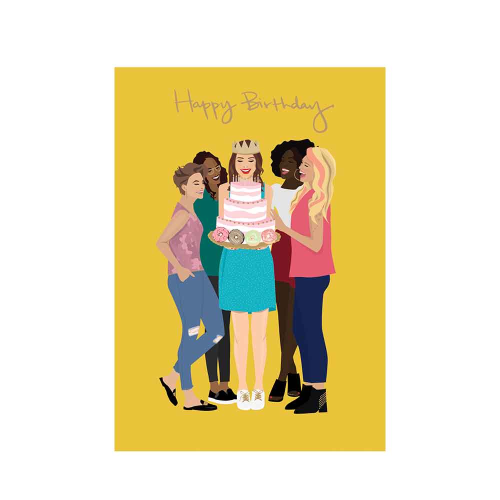 Birthday greeting card for a daughter