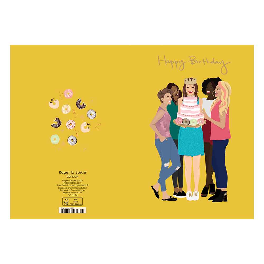 Birthday greeting card for a daughter