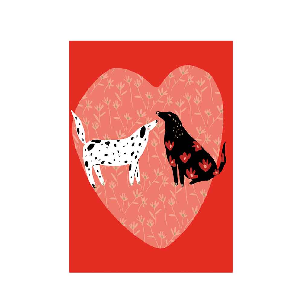 Dog Love Greeting Card