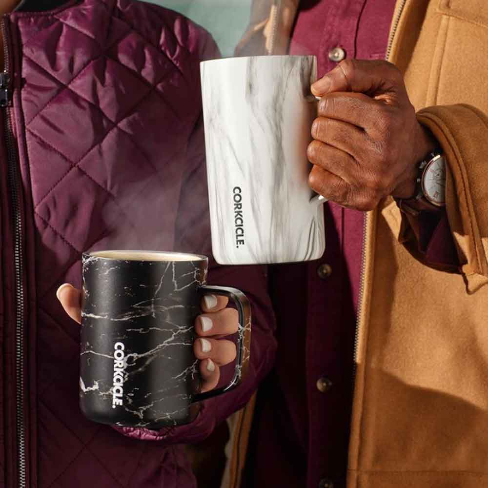 כוס 475ML MUG שחור שיש