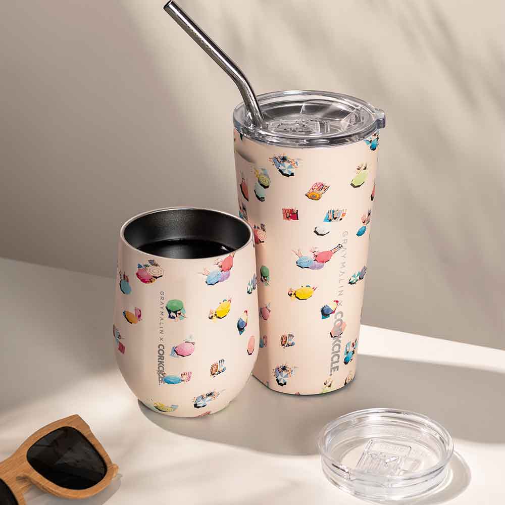 כוס Stemless 350ml חוף