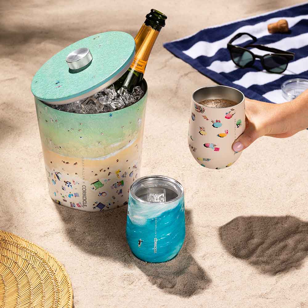 כוס Stemless 350ml חוף