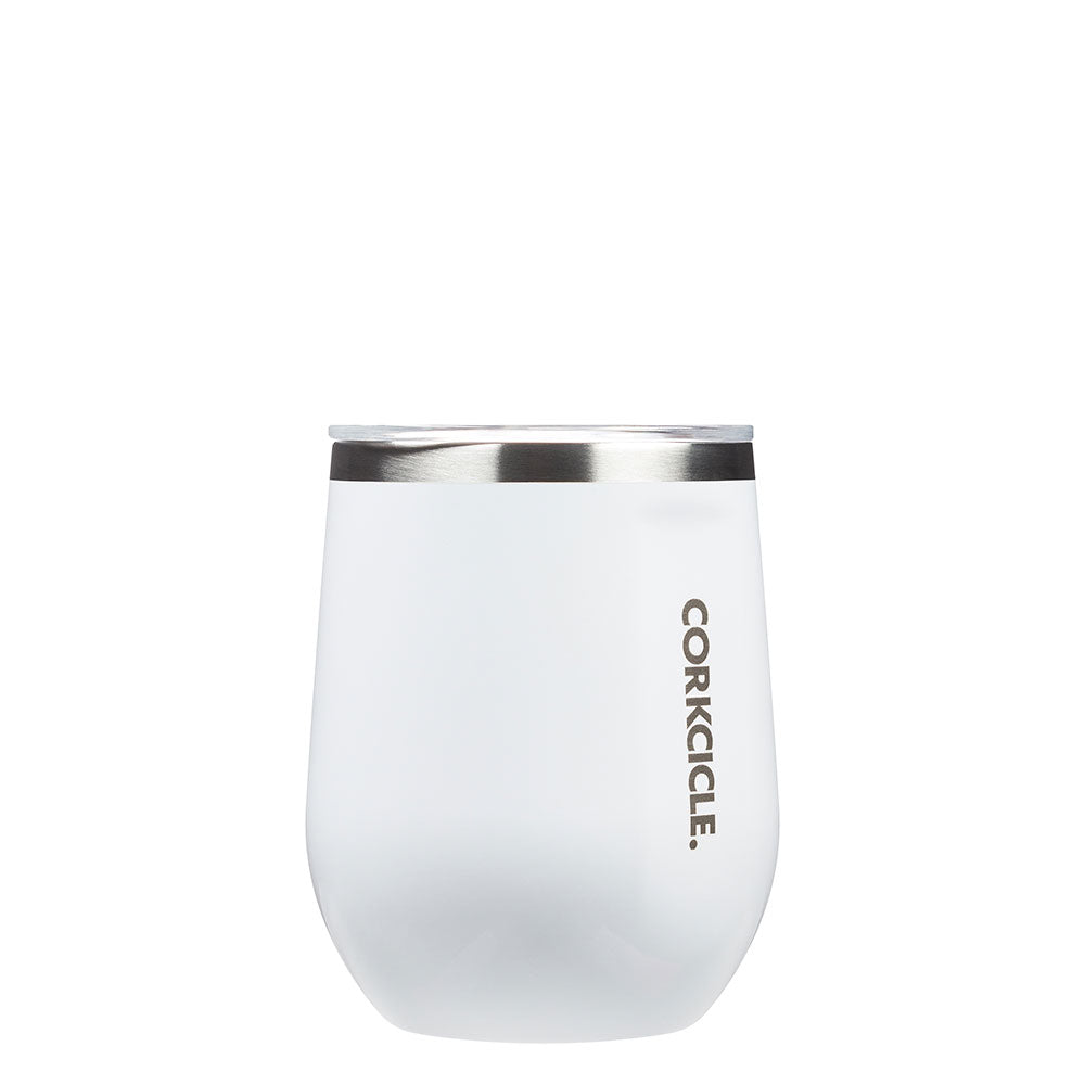 כוס STEMLESS 350ML לבן