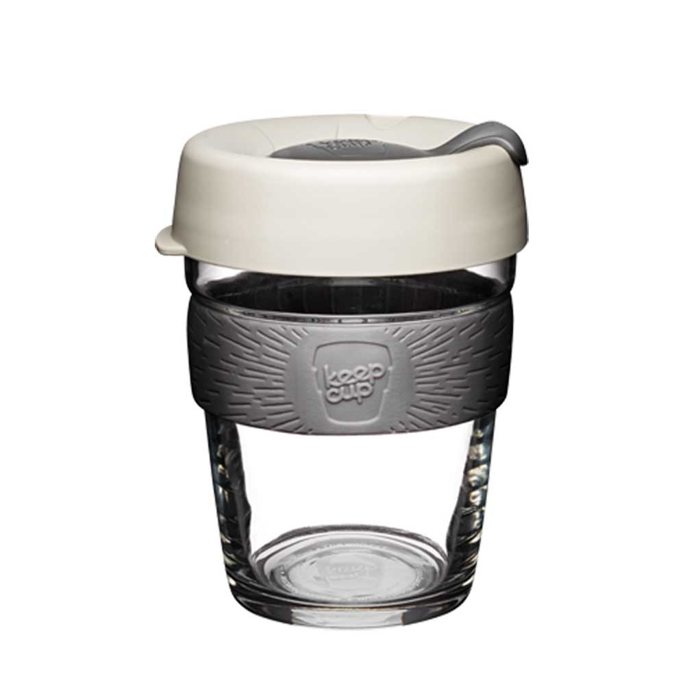 כוס זכוכית M קרם