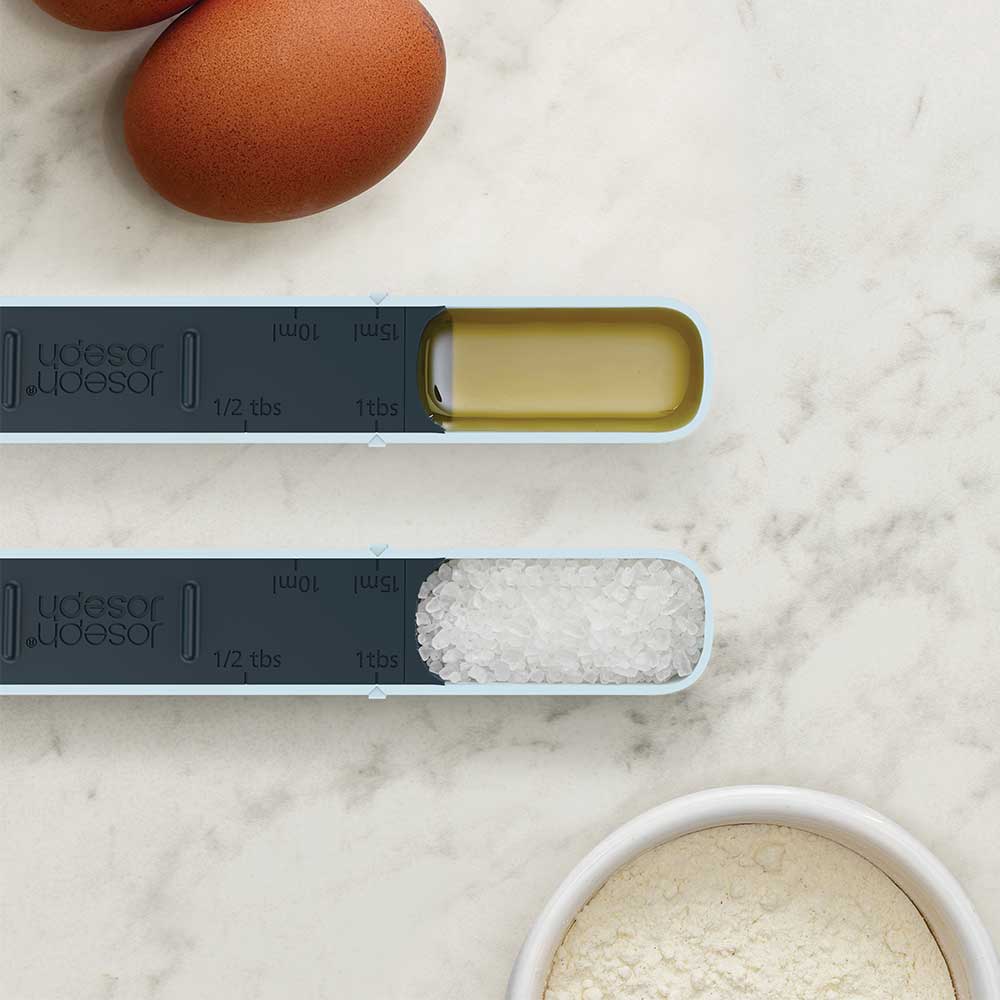 כף מדידה מתכווננת כחול