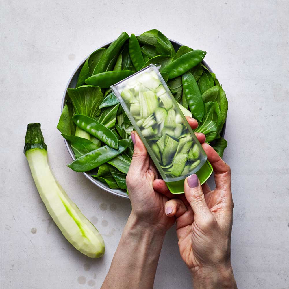 קולפן עם איסוף פסולת ירוק PeelStore